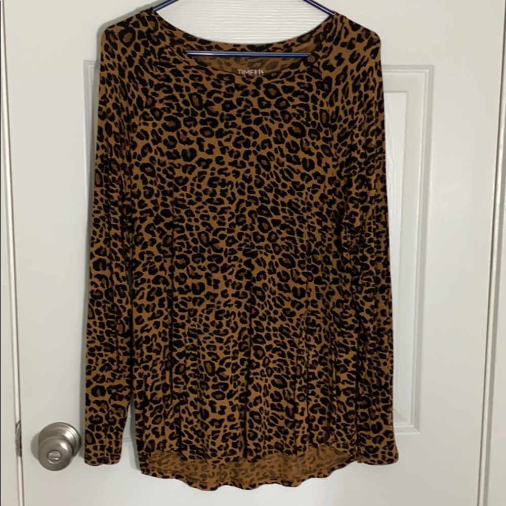 Cheetah print long sleeve